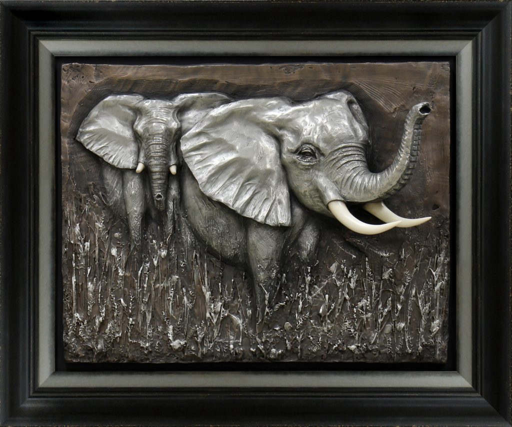 Bill Mack Lucky Trunks (Bonded Mixed Metals) (Framed)