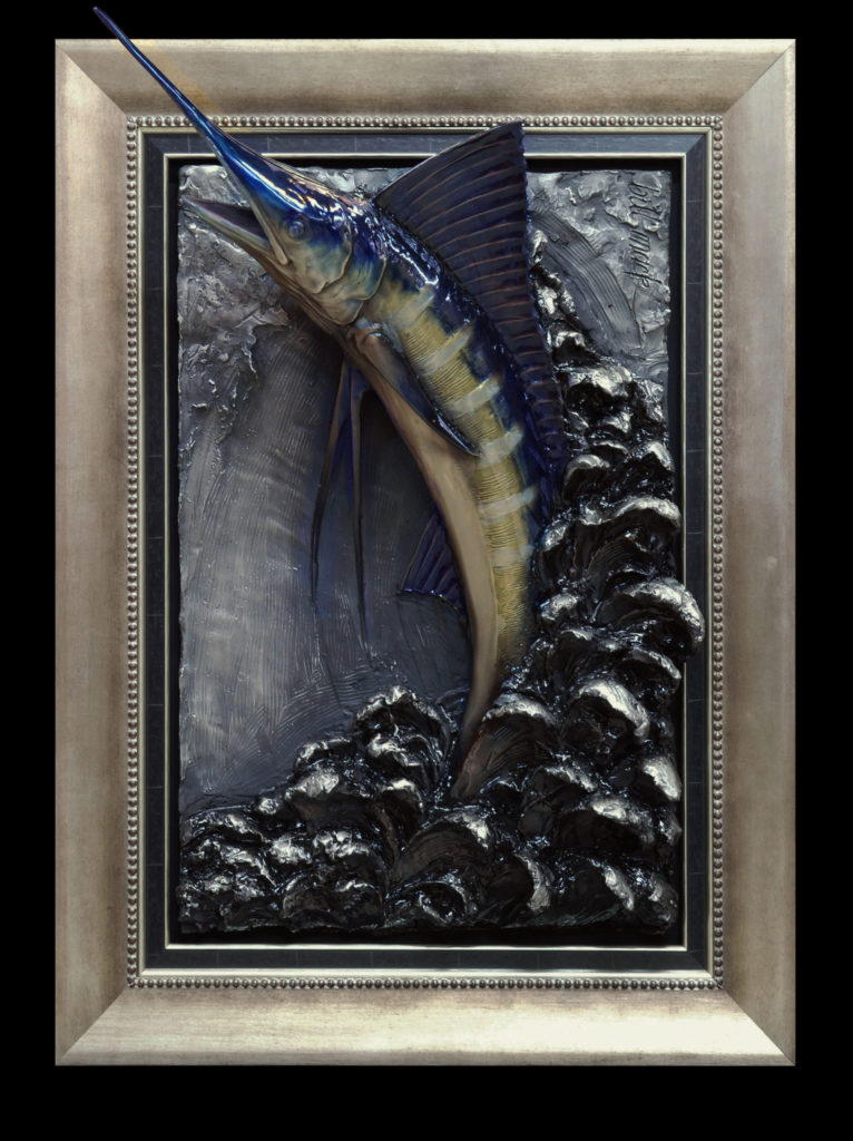 Bill Mack Ocean Predator Deluxe/Blue Fin (Bonded Mixed Metals) (Framed)