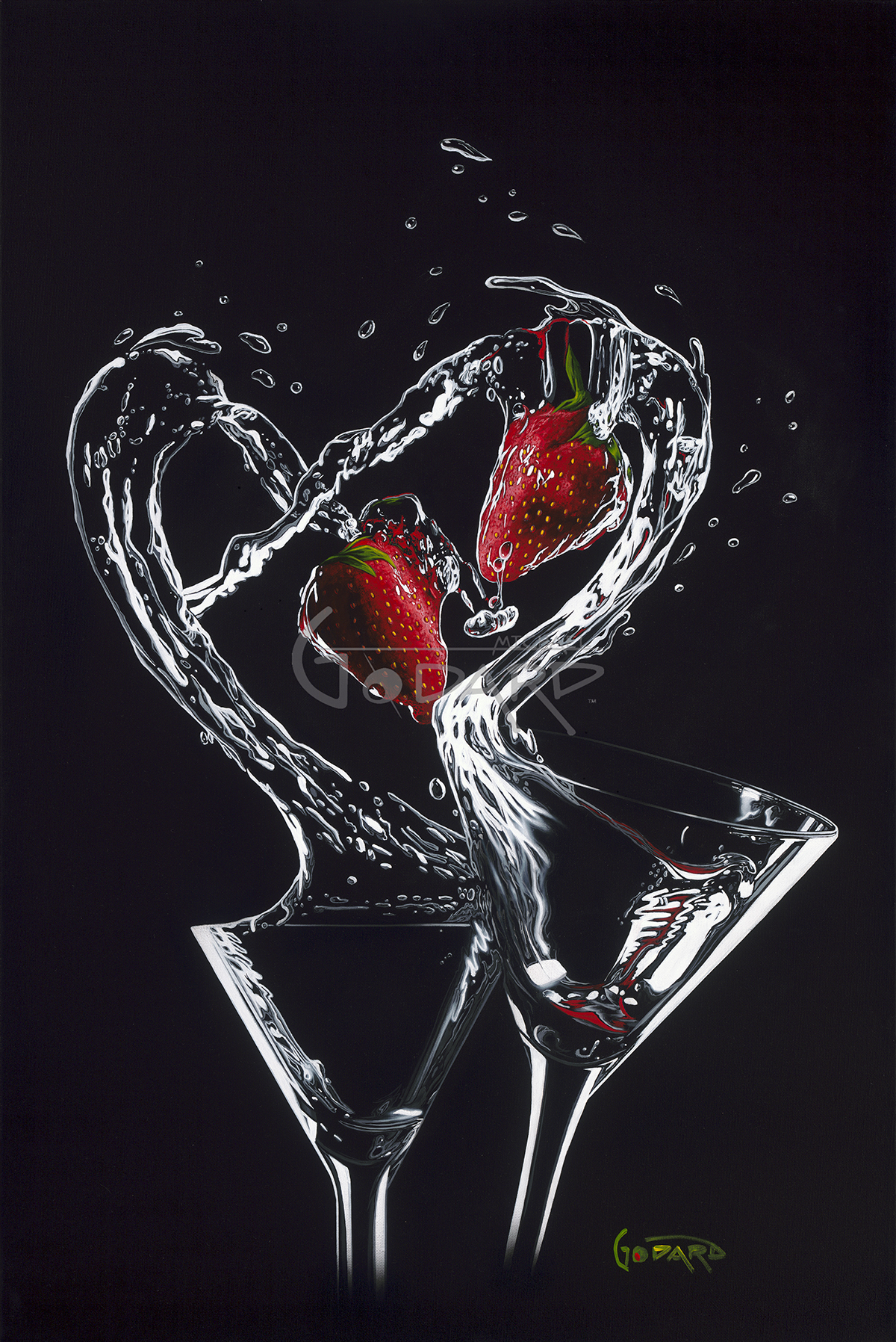 Michael Godard Strawberry Splash (SN)