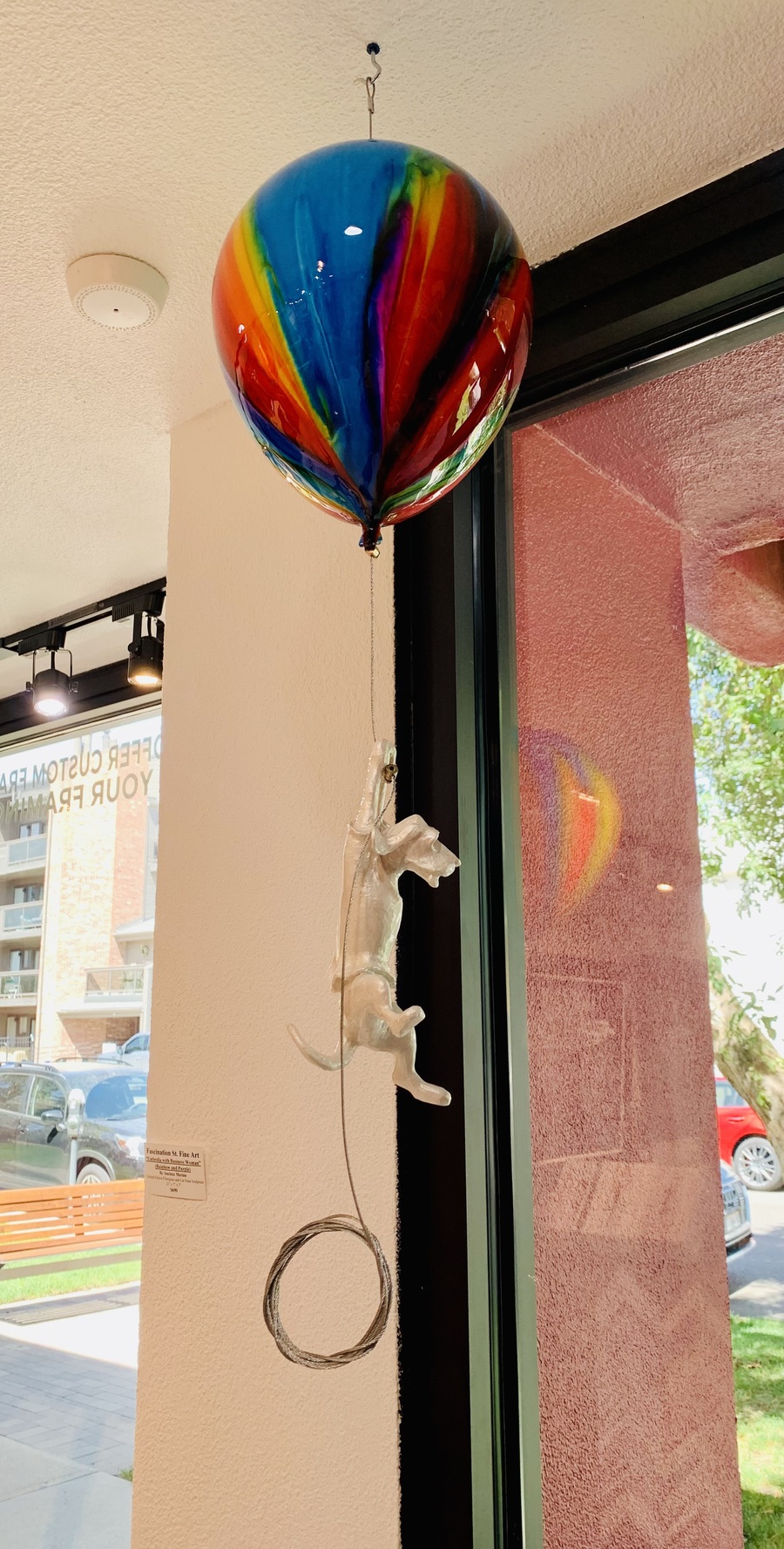 Ancizar Marin Balloon with Dog (SS - Rainbow and K - White)
