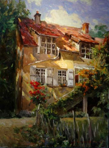 Leonard Wren Cottage in July
