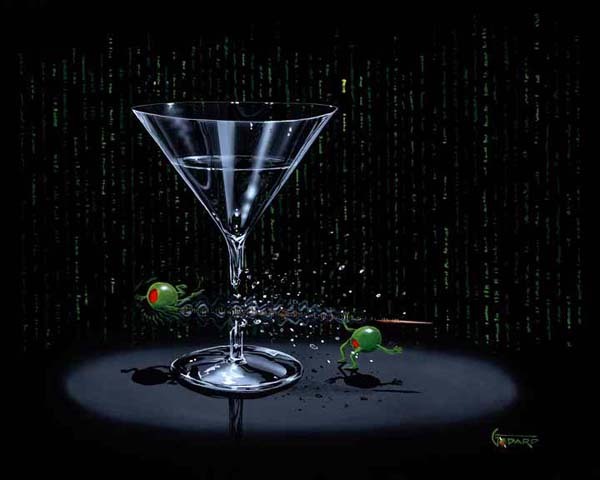 Michael Godard Matrix Martini (SN)