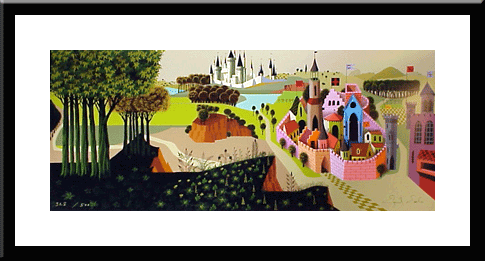 Eyvind Earle Sleeping Beauty Countryside