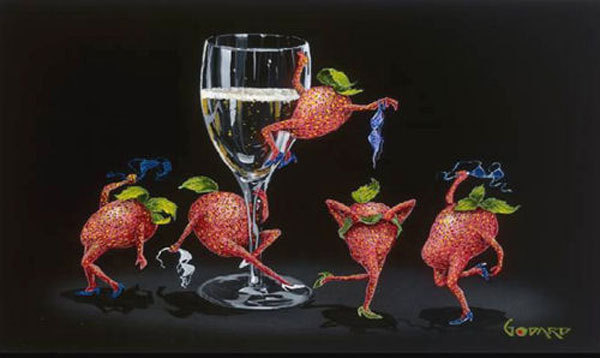 Michael Godard Strawberries Gone Wild (AP)