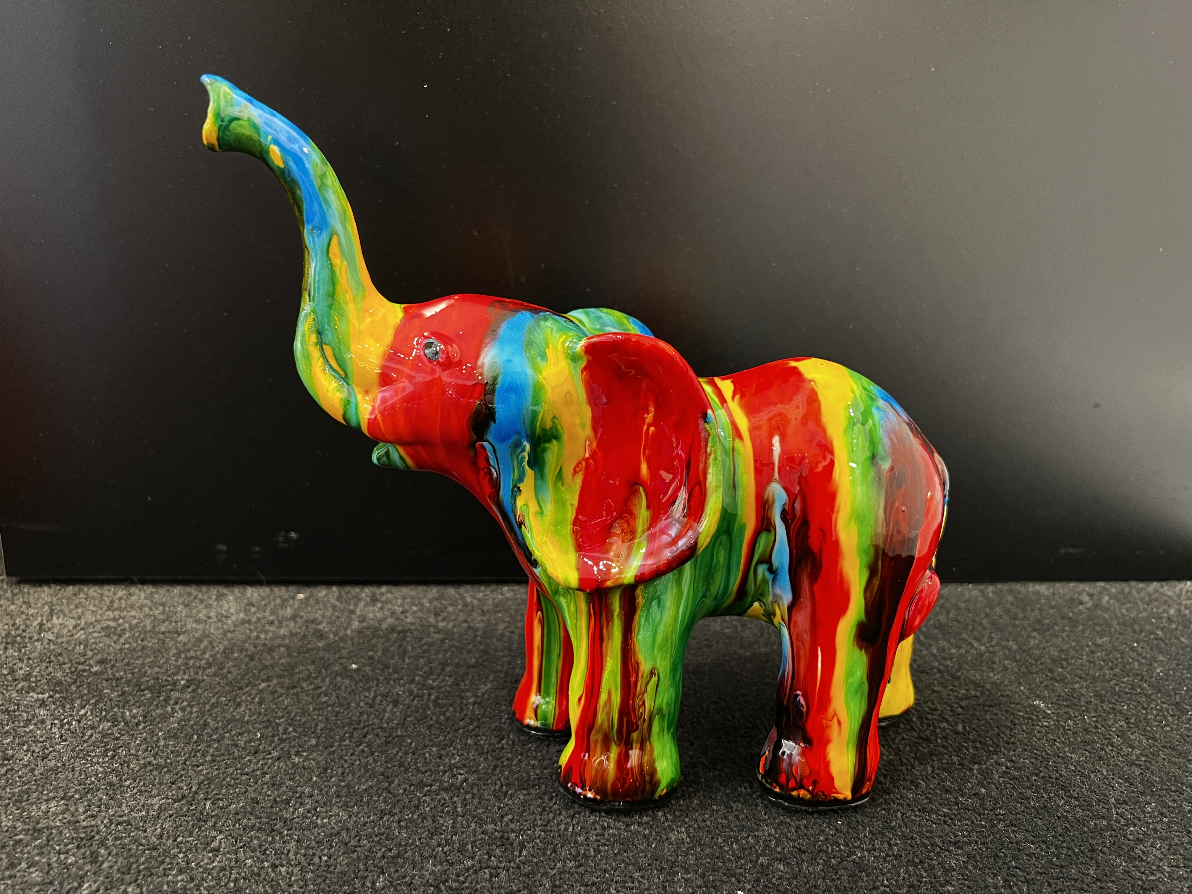 Ancizar Marin Elephant (Large) (SS-Rainbow Swirl)